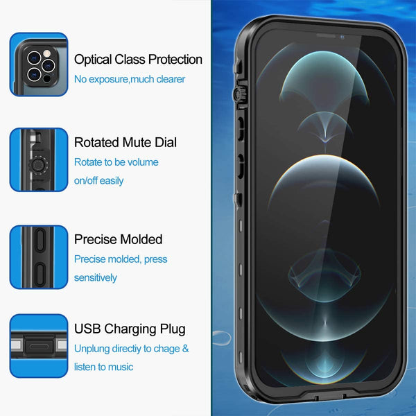 Redpepper Waterproof case for iPhone 12 Pro Max
